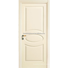 Portas de quarto branco pintado escultura MDF porta de madeira, portas interiores,